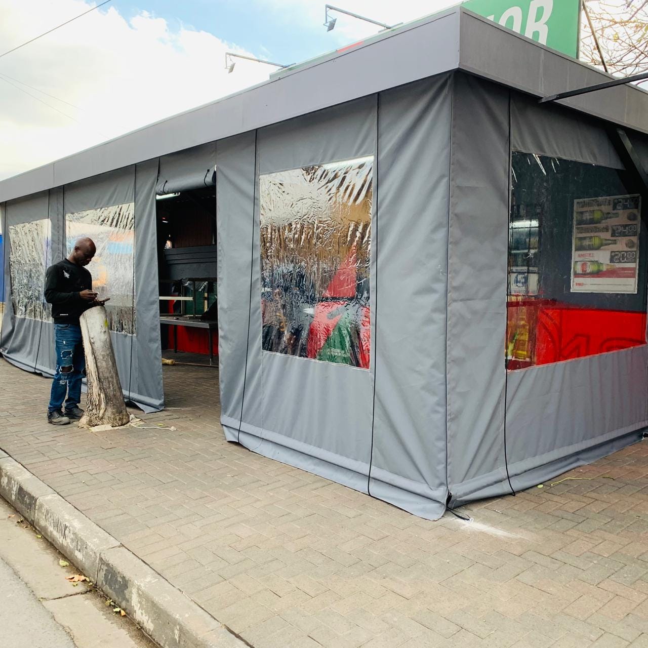 Car Park Shading project – blinds & enclosures (14)